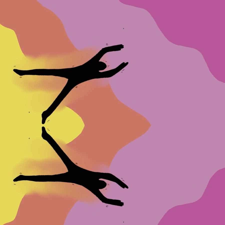 animation 2D réalisé par Amélie Decomble alias Amélimón. Ça représente un personnage qui nage dans un bain de couleur. c'est en frame by frame pour le groupe de musique Seward à Barcelone