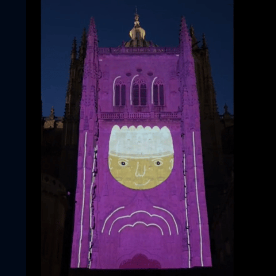 Video Mapping International Gastronomy Summit Salamanca