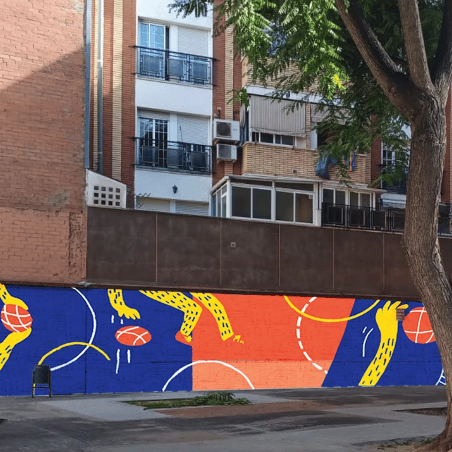 Mural Badalona by Amélimón