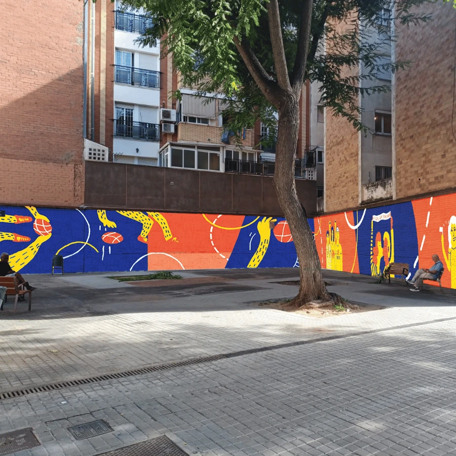 Mural Badalona by Amélimón