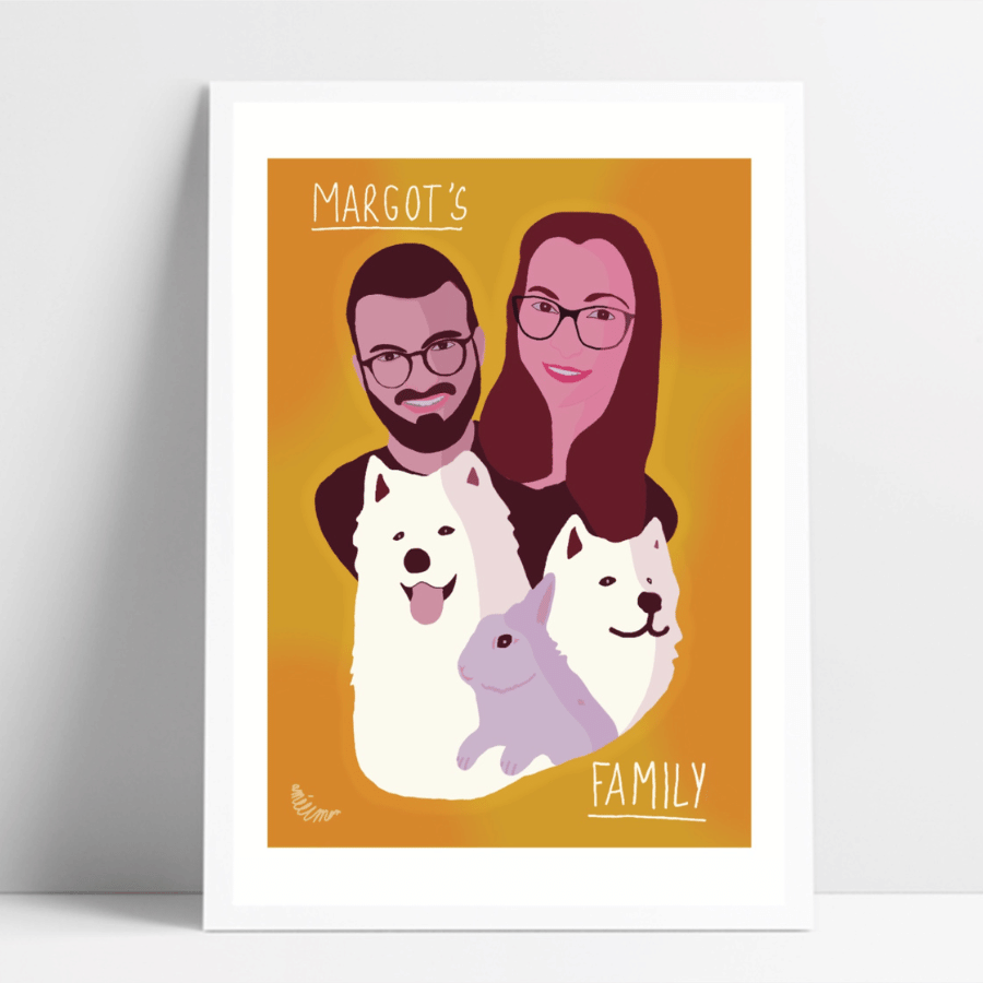 Personalized portrait by Amélimón